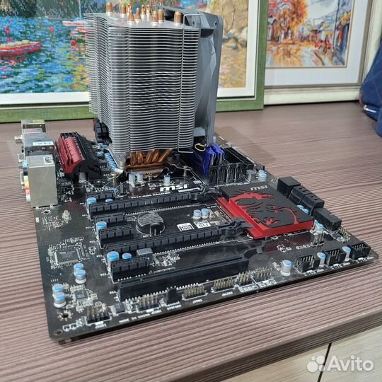 I7 3770k + Z77A-G45 gaming + 8гб озу + кулер