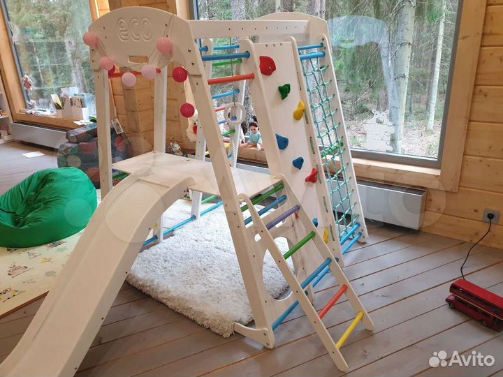 Детский напольный комплекс Салют31-белый