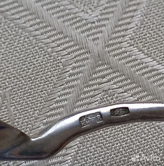 Серебряные ложки с позолотой