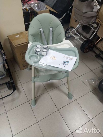 Новый стульчик для кормления Luxmom Q2(мятный)