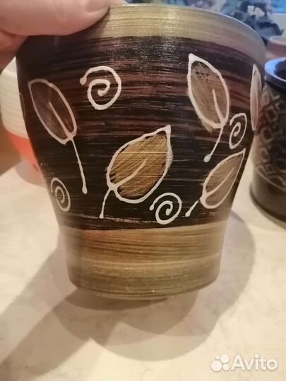 Горшки керамический, пластиковый