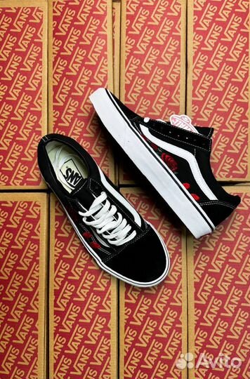 Кроссовки Vans Old Skool Red Rose