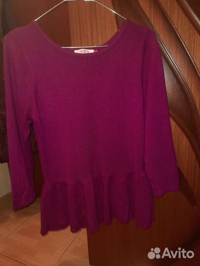 Джемпер с баской