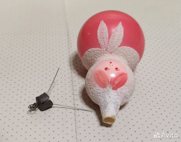 Ёлочная игрушка Неваляжка стекло 50-60 г