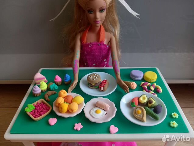 Набор еды для кукол барби