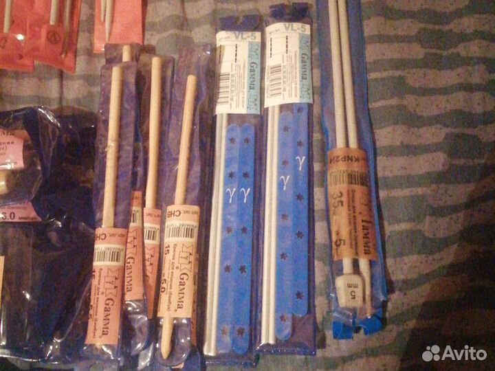 Спицы для вязания круговые/прямые, плетения, лапки