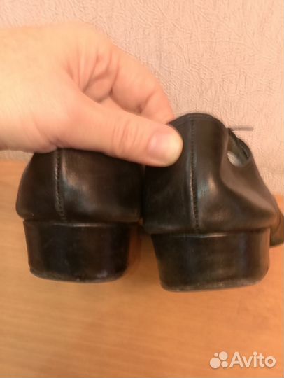 Ботинки нат/кожа для бальных танцев р.38 б/у