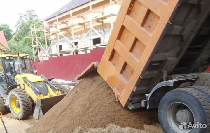 Песок карьерный