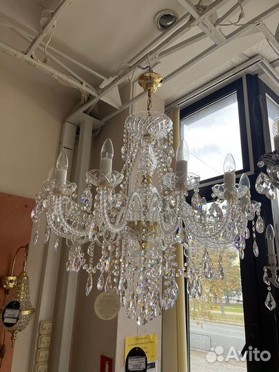 Люстра хрустальная чехия. Artglass