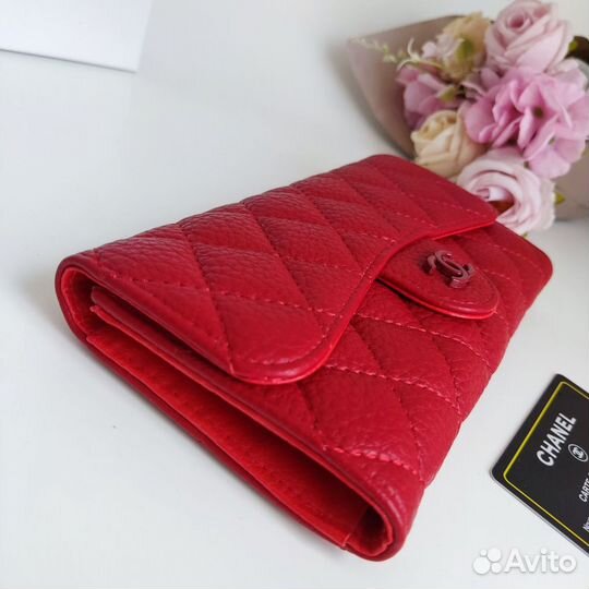 Кошелёк женский chanel (red)k15