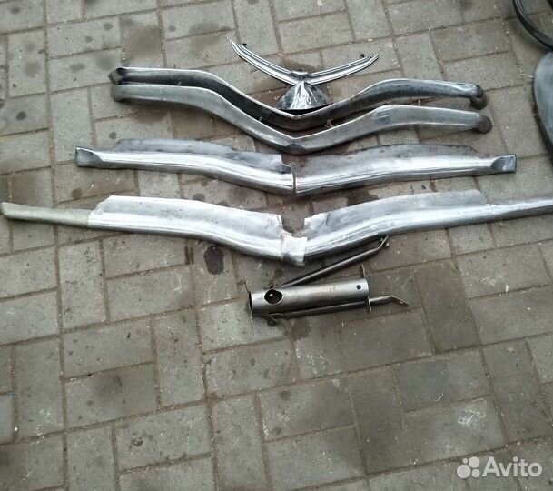 Передний хром на газ м20-победа