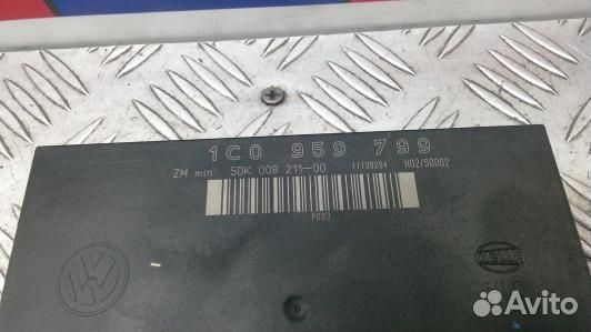 Блок комфорта volkswagen bora 1 (UBE09M301)