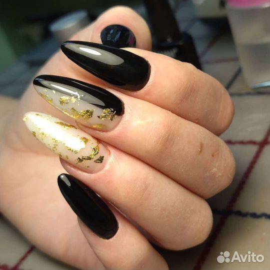 Наращивание ресниц, (Амур),покрытие гель-лак