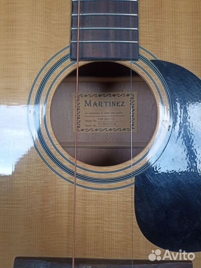 Акустическая гитара martinez faw 802 12