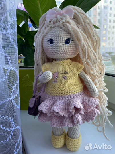 Кукла вязаная.Интерьерная.Ручная работа