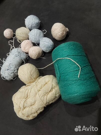 Нитки разные остатки