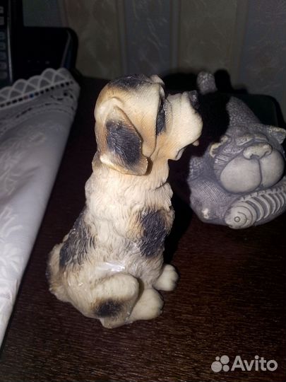 Фигурки кот собака