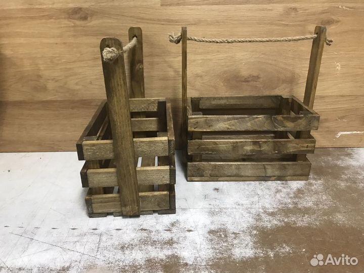 Ящик деревянный подарочный