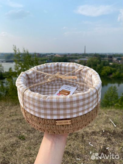 Корзина из джута