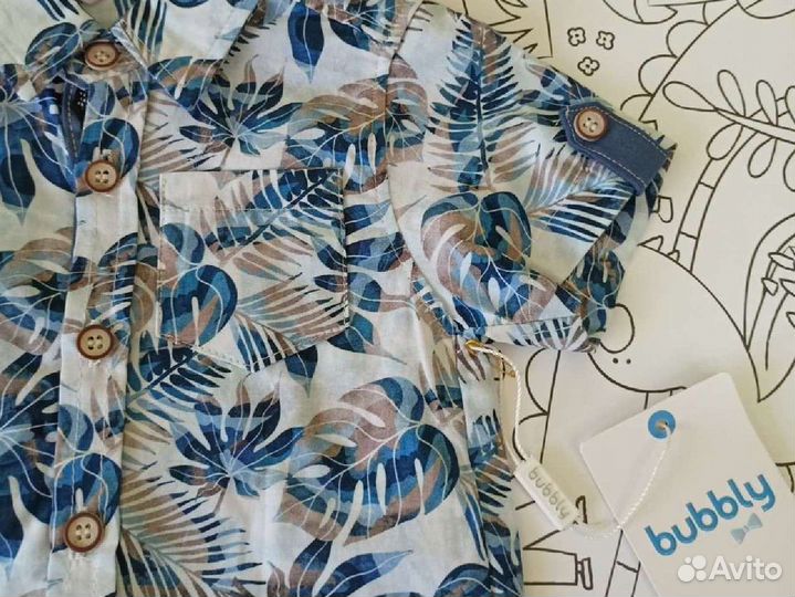 Комплект рубашка и шорты на мальчика