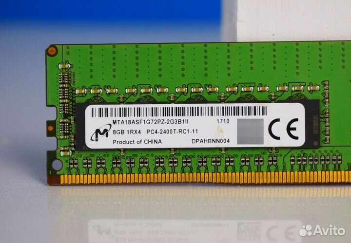 8GB DDR4 ECC micron 2400