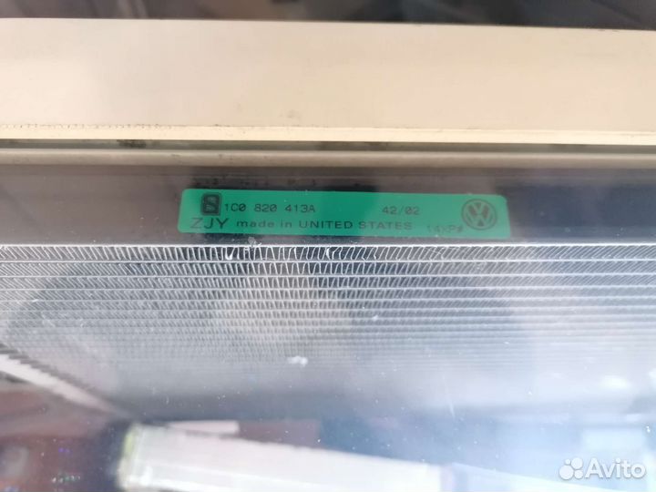 Радиатор кондиционера фольцваген жук оригинал