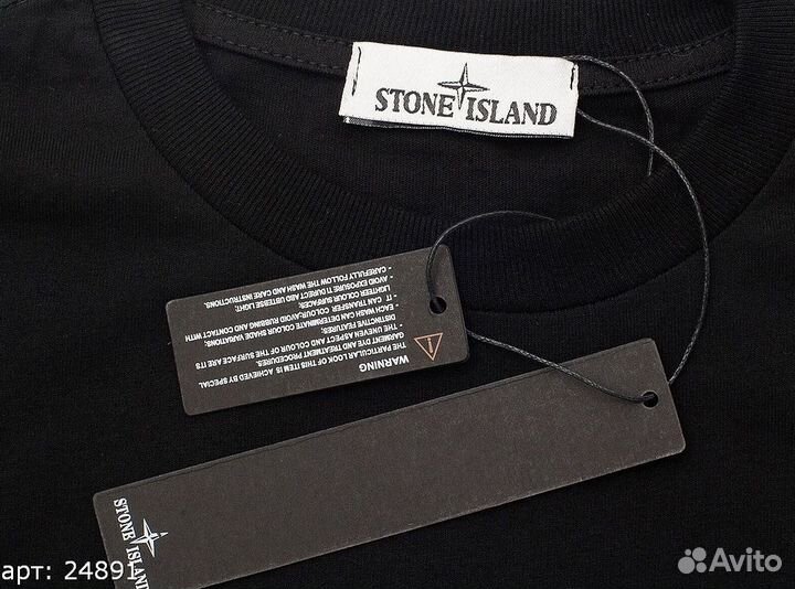 Футболка Stone Island pocket m5 Чёрная