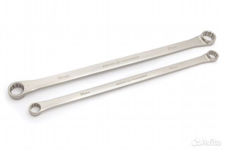 Ключи накидные удлиненные от 8х10 до 19х26