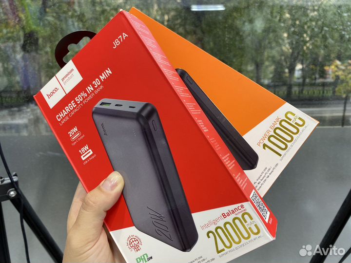 Power Bank на 10000 и 20000 mAh новые