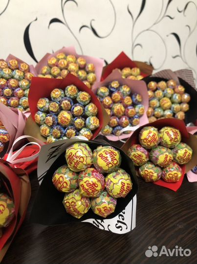 Букет из чупа чупсов