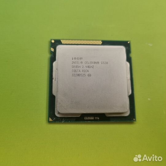 Процессор Celeron G530 sr05h Демонтаж