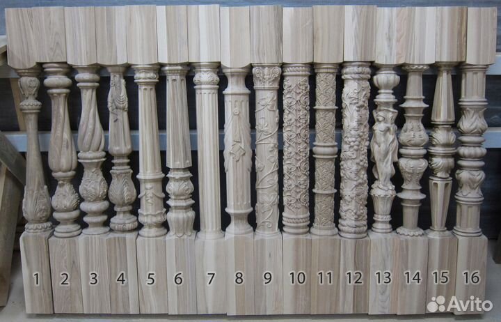 Балясины резные