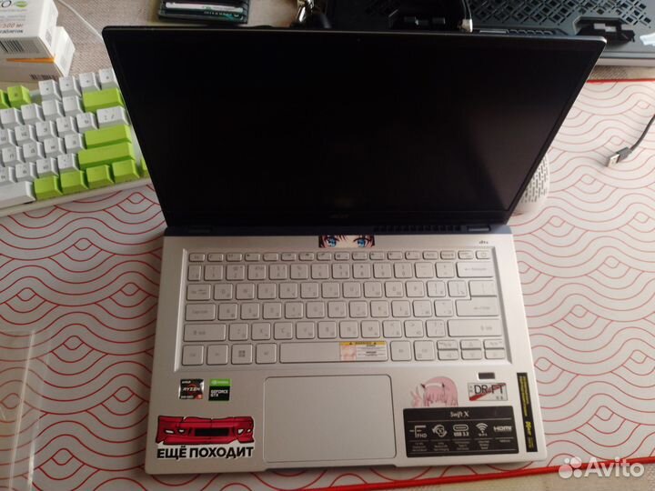Ноутбук Acer Swift X (+охл подставка)