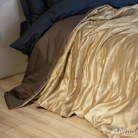 Покрывало адора английское золото на кровать