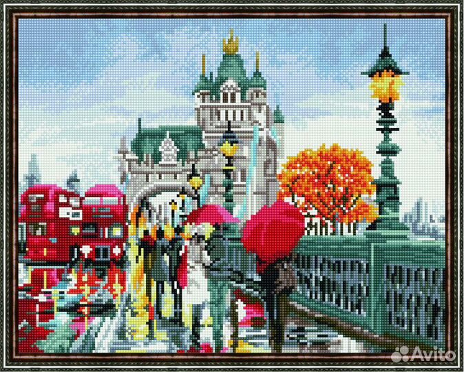 Алмазная мозаика 40*50см. Лондон осенью