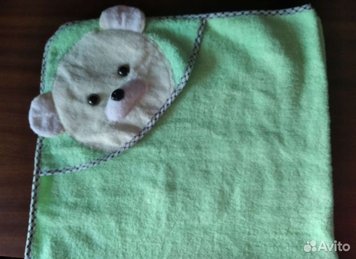 Детское полотенце-уголок, набор махровых полотенец