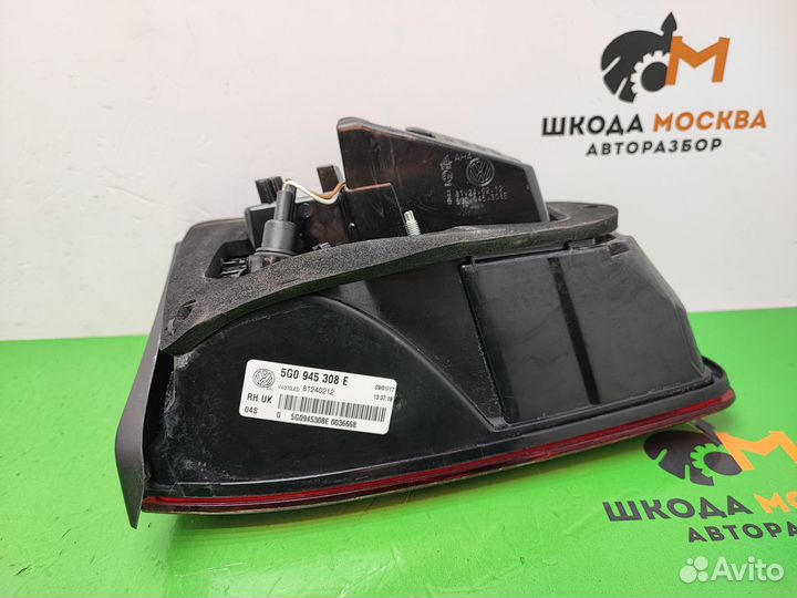 Фонарь задний правый Volkswagen Golf 7