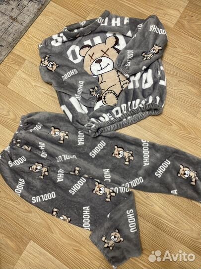Пижама плюшевая размер 42/44
