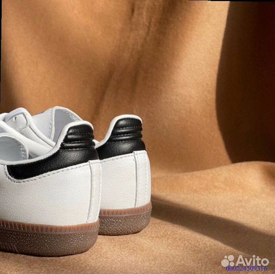Кроссовки Adidas Samba Белые (Арт.22298)