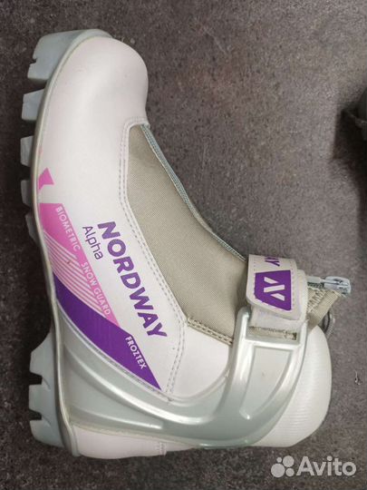 Лыжные ботинки nordway alpha 36 (20-22), 38(22-24)