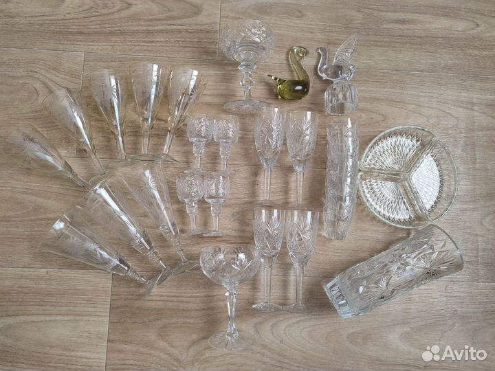 Бокалы СССР (хрусталь и стекло)