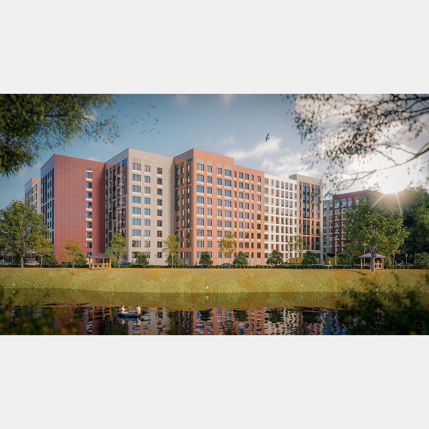 2-к. квартира, 57,4 м², 9/9 эт.