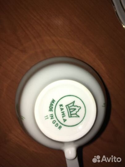 Кофейный сервиз фарфор Kahla (гдр)