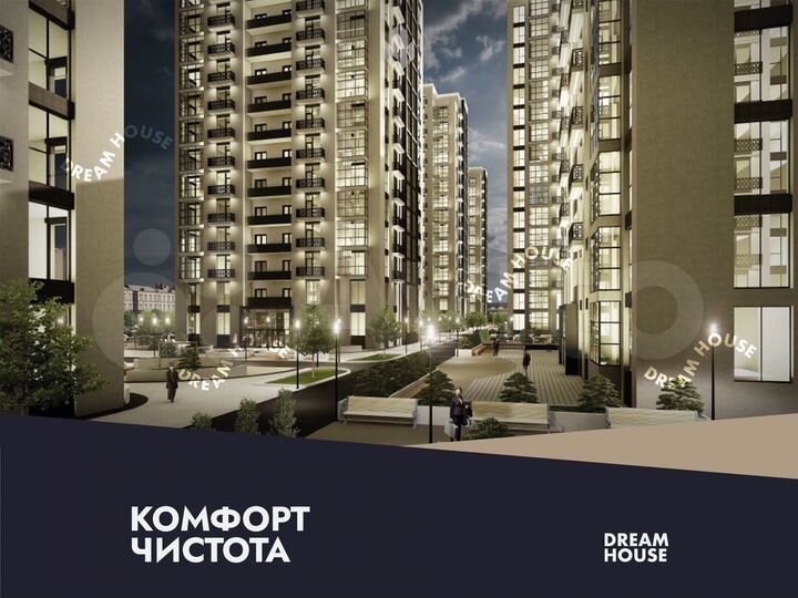 2-к. квартира, 83,6 м², 12/16 эт.