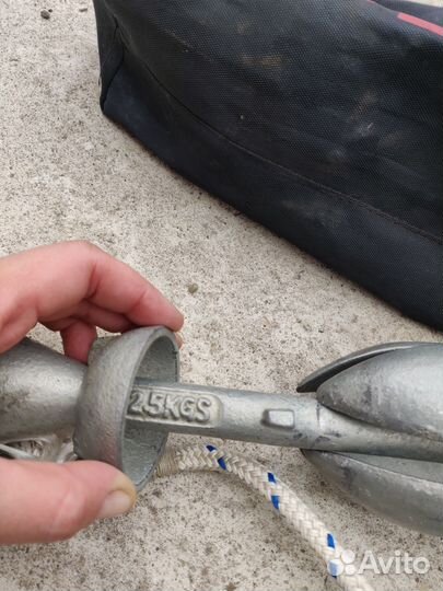 Якорь 2,5 кг в комплекте nissamaran anchor KIT