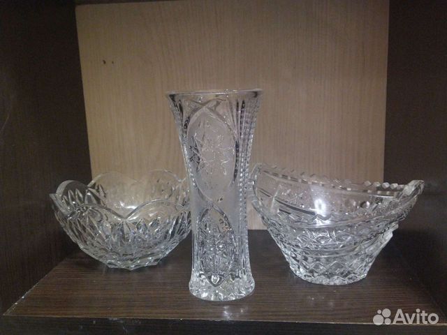 Хрустальная ваза