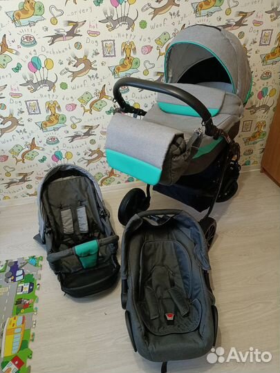 Коляска 3 в 1 Alis Alvaro
