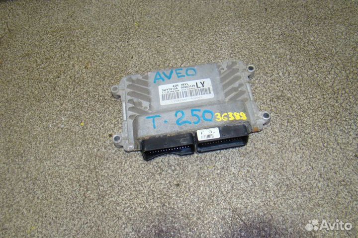 Блок управления двигателем Chevrolet Aveo (T250)