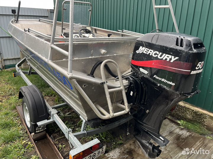 Master 450 с мотором mercury f50