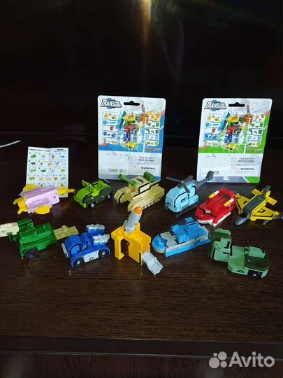 Трансформеры пакетом цифры 11шт